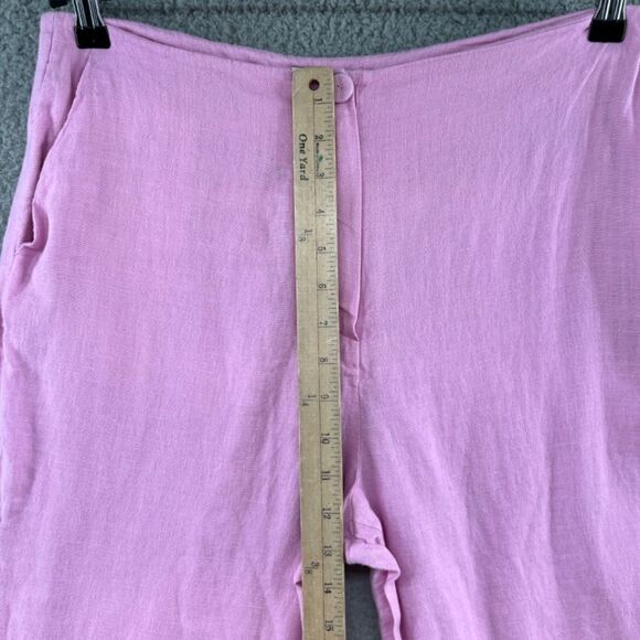 Nanushka Beata Pant Linen Pink Revolve Size Large - Picture 7 of 14